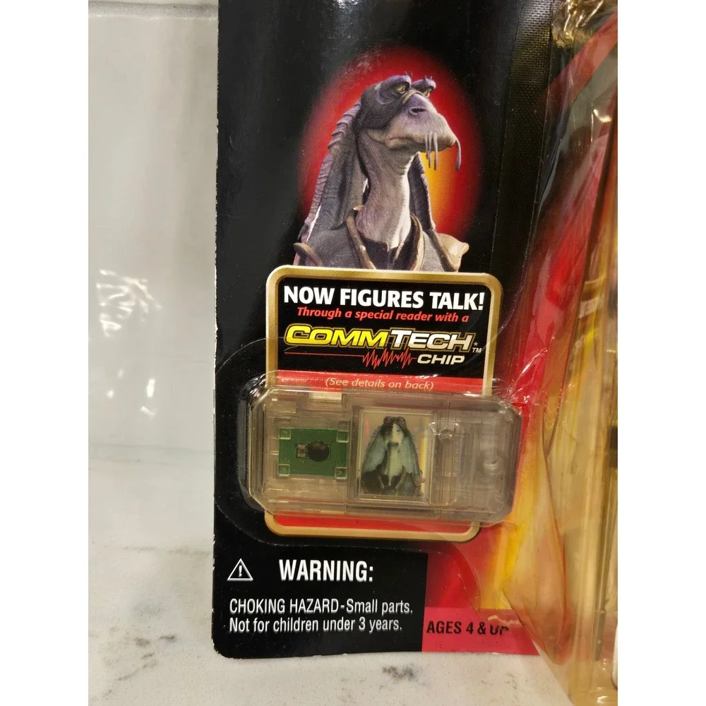 Star Wars Episode I Captain Tarpals Action Figure CommTech Chip Hasbro 1998